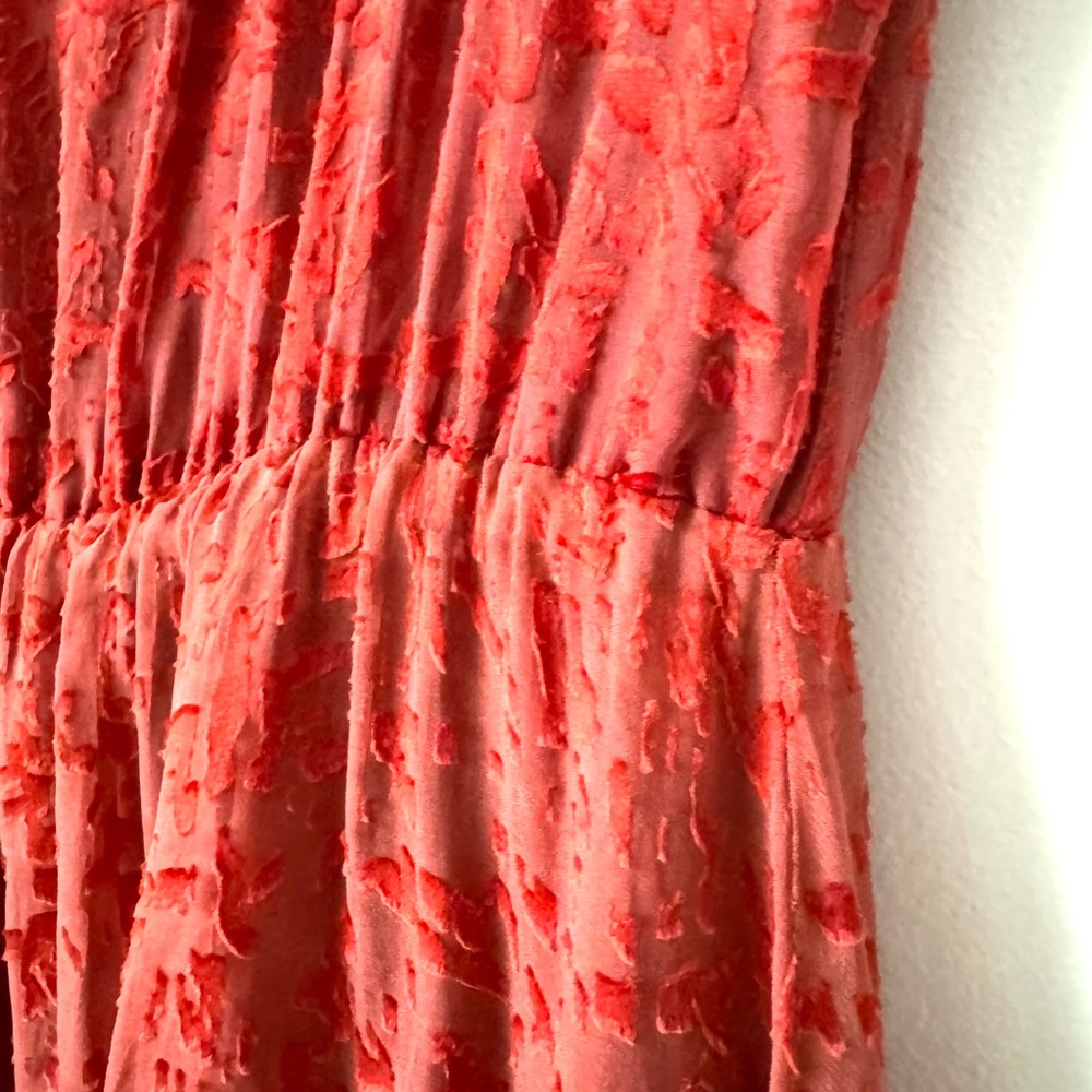 Alice + Olivia Burnt Red Skater Style Dress - Picture 5 of 10